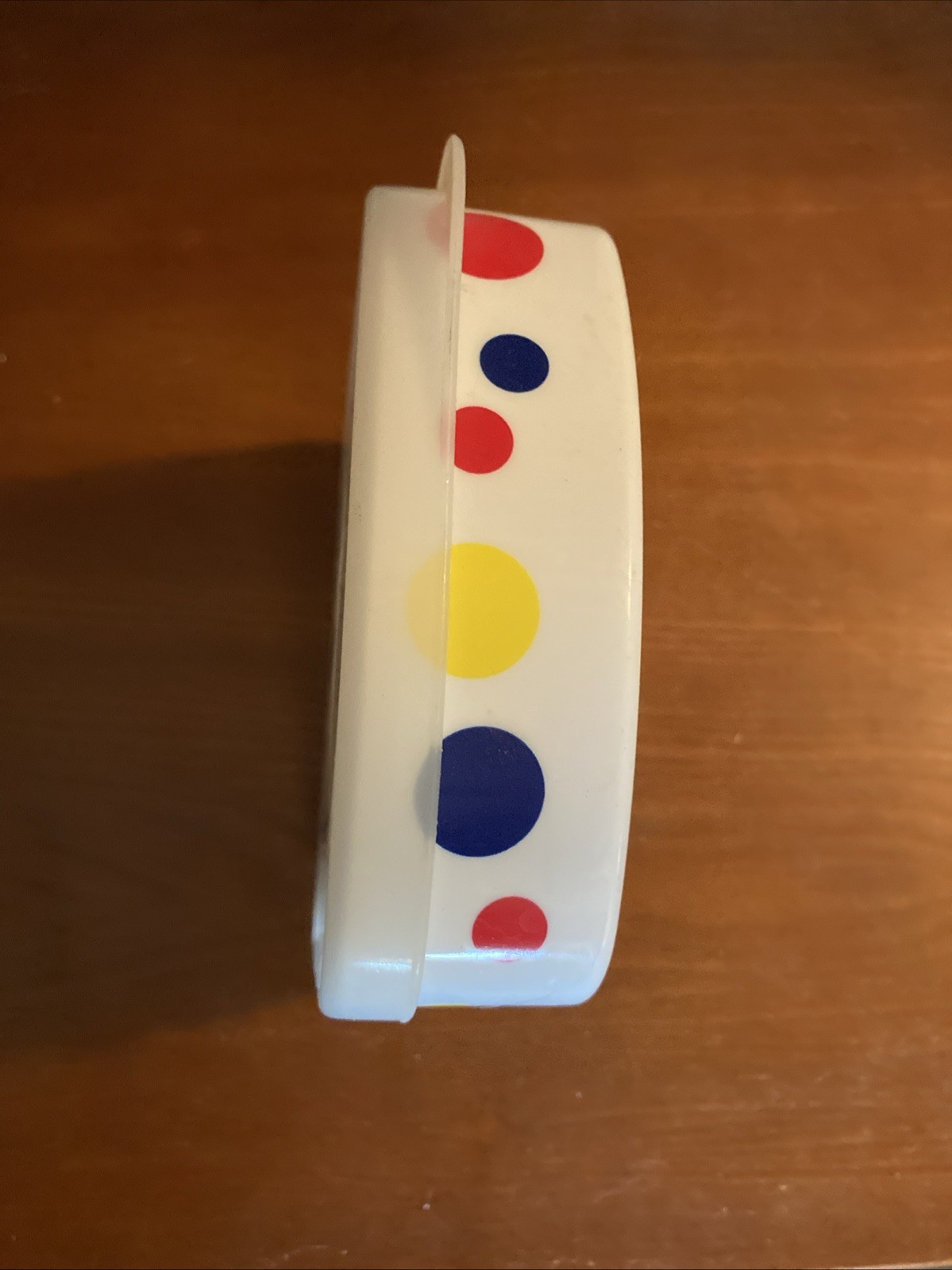 VINTAGE WONDER BREAD SANDWICH HOLDER PLASTIC STORAGE CONTAINER LOGO w/Dots