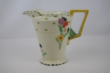 Vintage(1927)Burleigh Ware Art Deco Creamer Jug, Zenith Design, Excellent