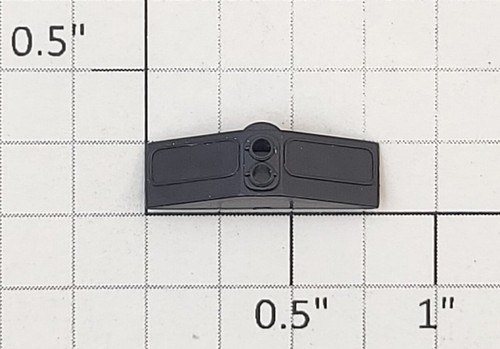 Tablero de números en blanco de plástico negro escala HO Athearn 93453 (10) | Zustand: New