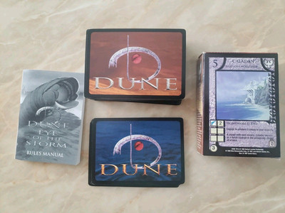 Dune CCG 98 Cards Eye of the Storm Box And Instruction Manual Plus Extras
