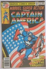 Marvel Super Action #11 Marvel Comics 1978 Newsstand Edition VG/F Sleeve & Board