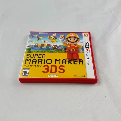 Super Mario Maker - Nintendo 3DS | Completo en caja | CIB | Probado | Versión EE. UU.