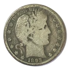 1893 O 50c Barber Silver Half Dollar Fifty Cents US New Orleans