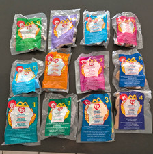 TY Teenie Beanie Babies 1999 LOT OF 12 McDonalds Happy Meal Sealed  1-12 5857