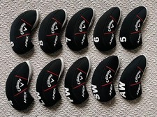 10Pcs Callaway APEX Neoprene Iron Cover Set for Golf 4-9ASPL Club Head Protector