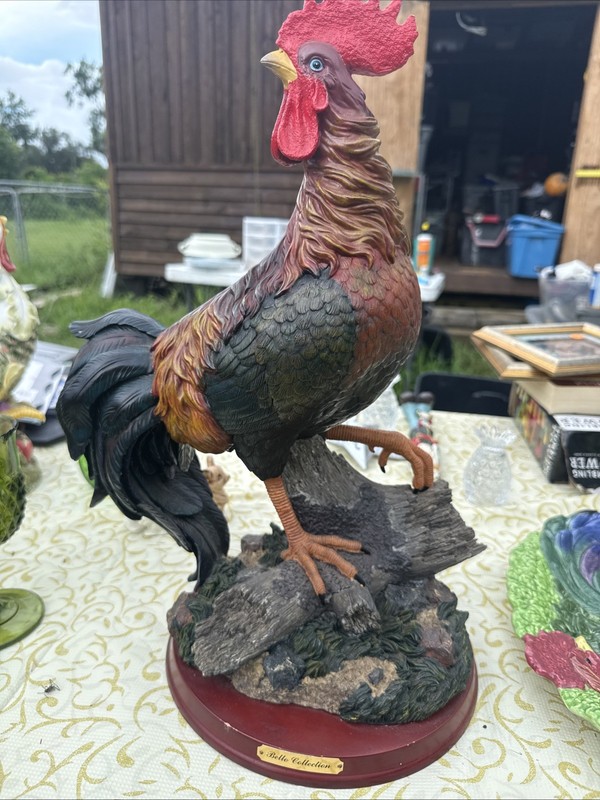 Fitz And Floyd Bello Collection Large Rooster 
