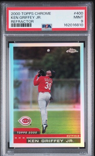 2000 Topps Chrome Refractor #400 Ken Griffey Jr. PSA 9