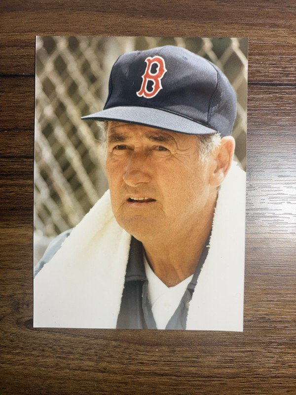 Vintage 1990s Ted Williams Boston Red Sox Portrait Color Photo Hall of Fame