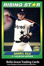 1992 Score 100 Rising Stars Darryl Kile #4 Houston Astros