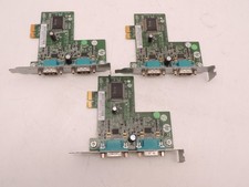 Lot of 3 HP 2 Port Serial Card 640267-001 Standard Profile