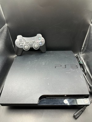 Sony PlayStation 3 Slim Schwarz 160GB Konsole CECH-2503A mit Kabel