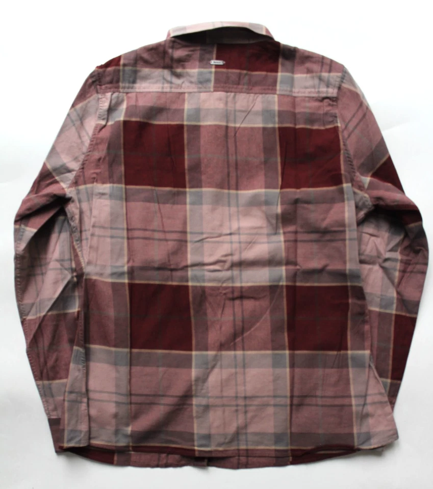 Barbour Winter Tartan Carlin women's slim shirt UK 18 Pink L/S cotton LSHTA632 - Image 3 of 4