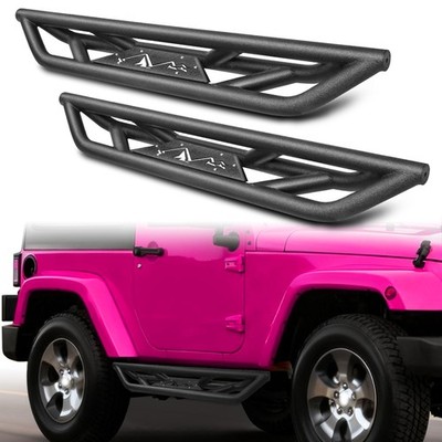 Running Boards Drop Side Steps For 2007-2018 Jeep Wrangler JK JKU 2Door Nerf Bar