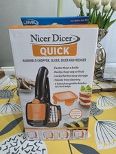 Image of JML Nicer Dicer QUICK Handheld Chopper, Slicer, Dicer, Wedger . new