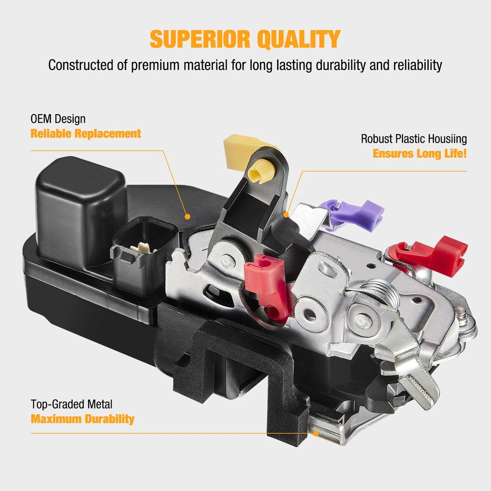 Door Lock Actuator Front Right Passenger for Dodge Ram 1500 2500 3500 4500 5500 Foto 2 de 4