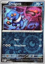 Croagunk 130/198 REVERSE HOLO Scarlet & Violet NM