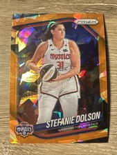 2025-26 Panini WNBA Prizm - STEFANIE DOLSON - Orange Cracked Ice SP - Mystics