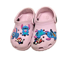 pink toddler crocs