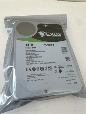 Seagate Exos 2X14 ST14000NM0001 14TB 7.2K SAS 12Gb/s MACH.2 HDD