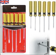 6PCS Screwdriver Set with Storage Rack Includes Phillips Slotted Tips for DIY