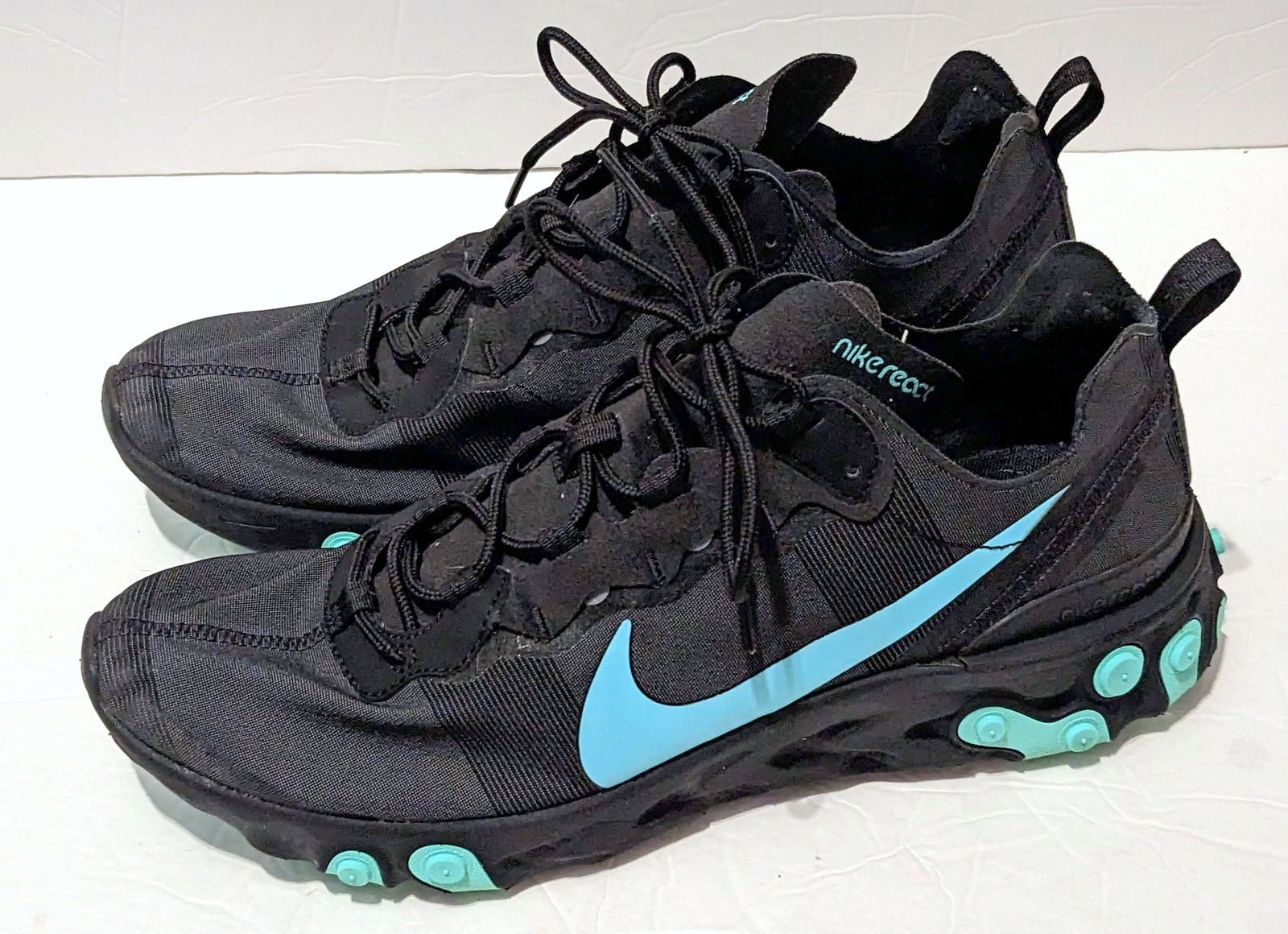 Nike React Element 55 Jade Athletic Sneakers Shoe… - image 1