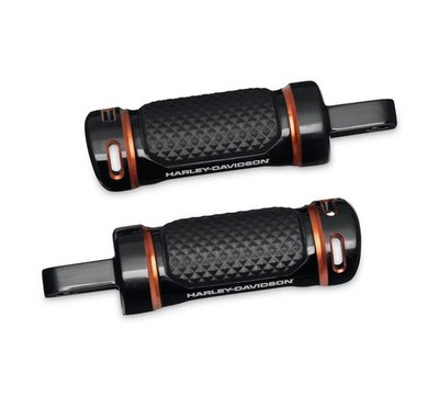 Harley-Davidson Adversary Soziusfußrasten, Schwarz/Orange, 50502246