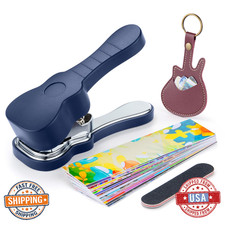 ArtAt Guitar Pick Punch Kit - Bass Picks Puncher w/ 15 Variety Strips