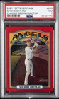 2021 TOPPS HERITAGE CHROME-RED REFRACTOR #245 SHOHEI OHTANI 94/372 PSA 7