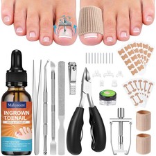 Ingrown Toenail Removal Kit, Professional Tool Kit Silver