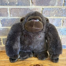 Dakin Tsuruya Gorilla Stuffed Animal Plush Toy Vintage 1988 Brown Ape 12 Inch