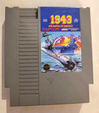 Capcom 1943: The Battle of Midway Nintendo NES Shooter NTSC-U/C Tested