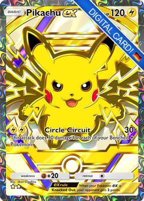 Pokémon TCG Pocket - Pikachu ex - FULL ART Limited Ex Pack (Deutsch) Tausch