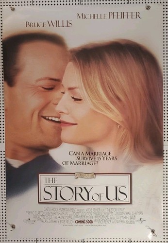 1999 The Story Of Us Movie Poster 2-Sided Sheet Bruce Willis Pfeiffer