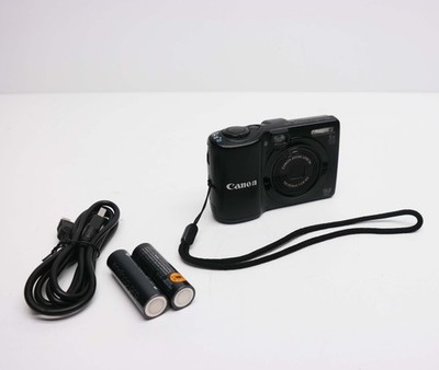 Canon PowerShot A1300 16.0MP Digital Camera Black READ