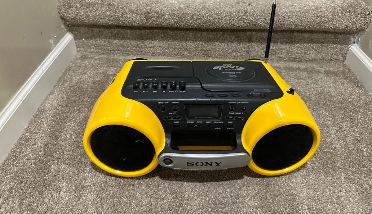 Sony Yellow Portable Stereos & Boomboxes for sale | eBay