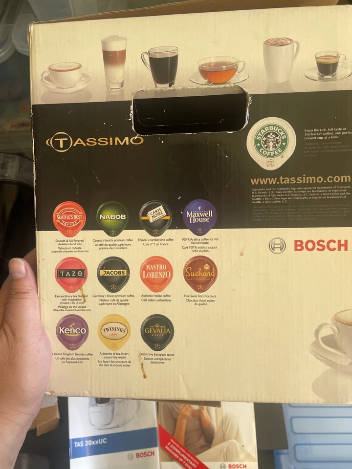 Bosch Tassimo T20 Automatic Beverage Coffee Maker Machine, black -- REF 1763 - Image 4 of 4