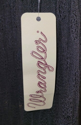 Wrangler Cardigan Duster Size L Large Black NEW TAGS - Picture 4 of 5