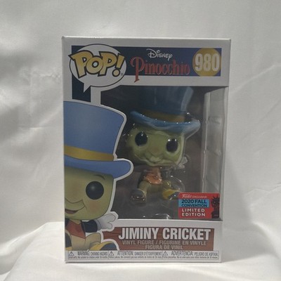 Funko Pop Jiminy Cricket Disney Pinocchio 2020 Fall Convention Limited Edition