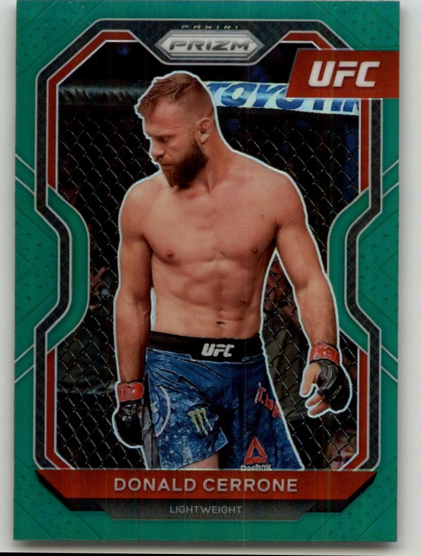 2021 Panini Prizm UFC Donald Cerrone Green Prizms #12