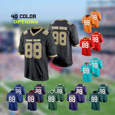 Personalized Jersey Shirt, Custom Any Name Number Football Softball S-5XL
