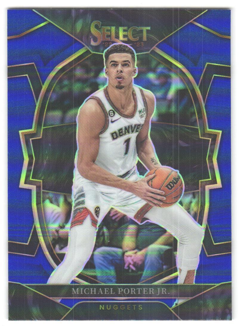2022-23 Panini Select Michael Porter Jr. #14 Blue Prizms | eBay