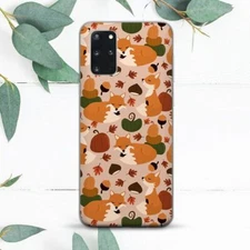Autumn Fall Leaves Fox Pumpkin Case For Samsung Note 20 S20 S21 S22 S23 S24 FE
