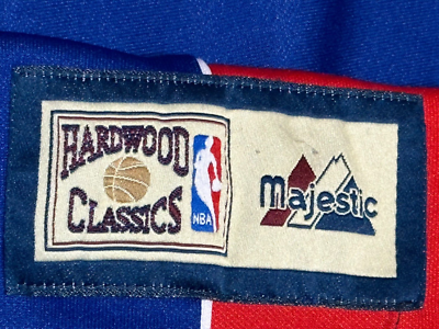 Majestic Men's Philadelphia 76ers Hardwood Classics 1/4 zip