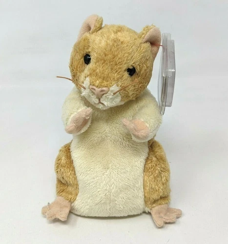 VTG 2000 Ty Beanie Babies Pellet Hamster Stuffed Animal Beanbag Plush Toy CD21