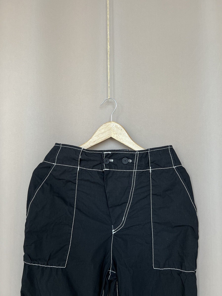 Issey Miyake Caravan Pants Trousers Black/White Size S/M Cotton 