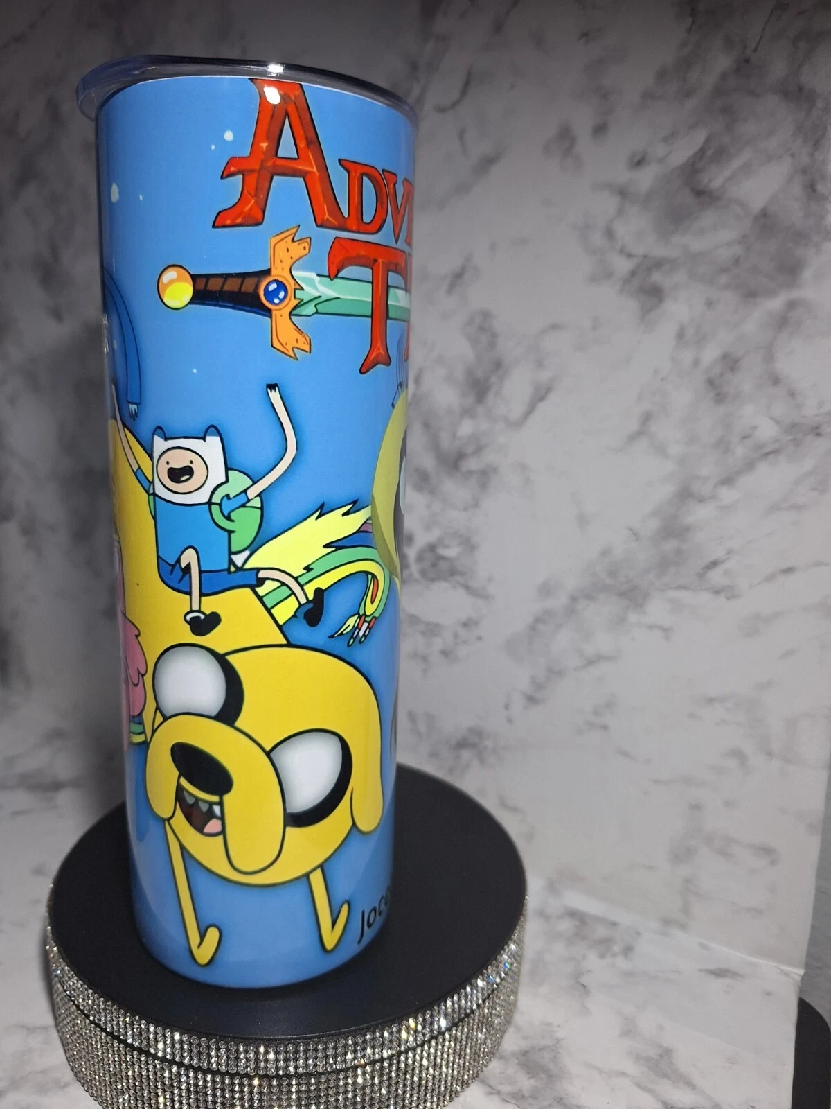 Adventure Time Tumbler Stainless Steel Straw Insulated Cup Mug