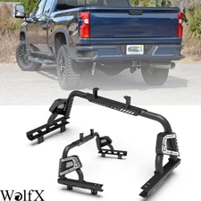 Height Width Adjustable Roll Bar For 1999-2025 Chevy Silverado 2500HD Sport Bar