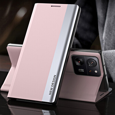 Hülle Für Xiaomi 14 13 14T X7 Pro Handy Book PU Leder Tasche Schutz Case Cover**