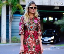 Dolce & Gabbana Floral Jacquard Embellished Dress SZ N/A (Fits US 12-14) - NWOT