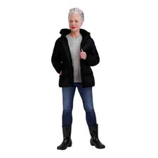 NWT TWO Vince Camuto Women's Full Zip Hooded City Coat Black Size XL $180 3B109